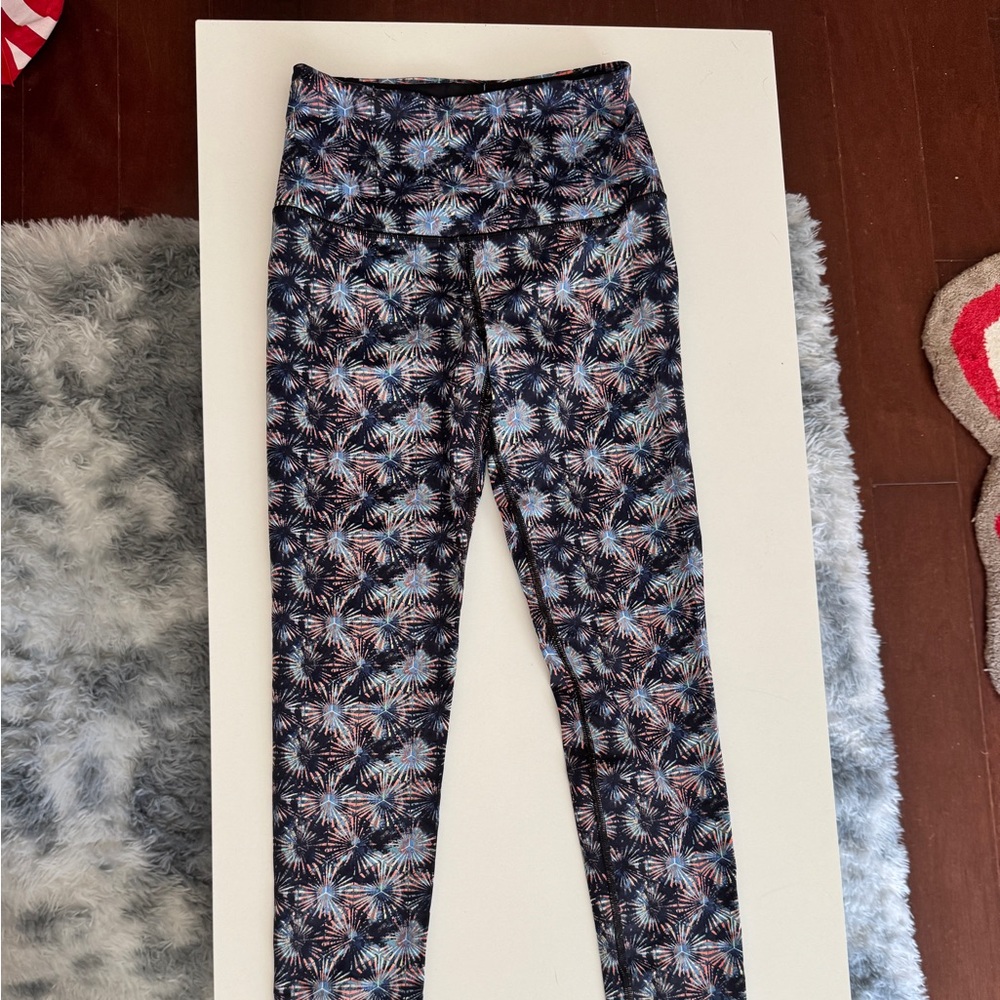 Victoria's Secret Firework Patterned Knockout Leggings